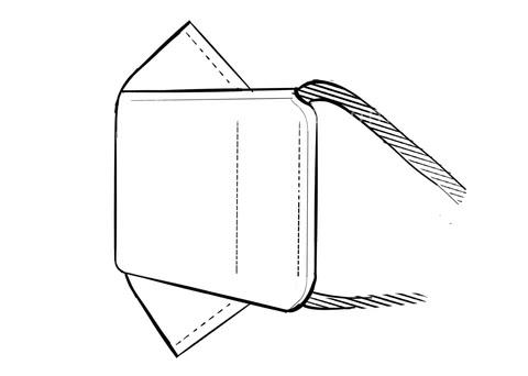 آموزش دوخت ماسک پارچه ای با الگو